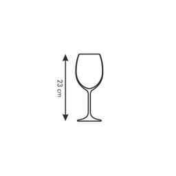 Calici vino rosso Sommelier UNO VINO 450 ml, 6 pz