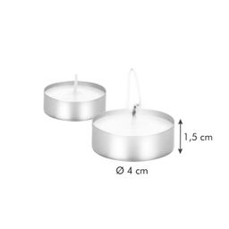 Candele tealight FANCY HOME, 10 pz