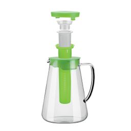 Caraffa TEO 2.5 l, con filtro infusore e refrigeratore, verde