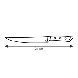 Carving knife AZZA large, middle pointed 21 cm
