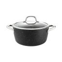 Casserole PRESIDENT Stone with cover ø 24 cm, 4.5 l