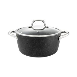 Casserole PRESIDENT Stone with cover ø 24 cm, 4.5 l