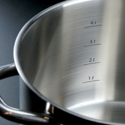 Casserole PRESIDENT with straining cover ø 24 cm, 5,0 l