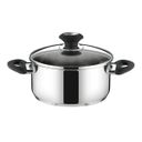 Casserole PRESTO with cover, ø 24 cm, 5.0 l