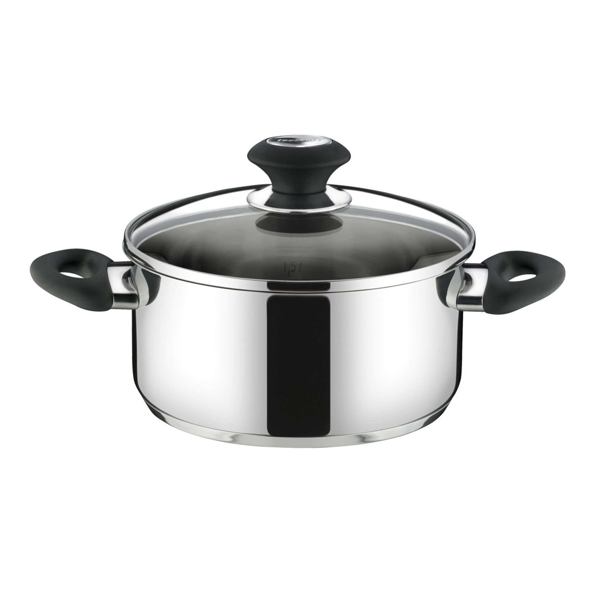 Casserole PRESTO with cover, ø 24 cm, 5.0 l