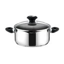 Casserole PRESTO with spout and cover, ø 20 cm, 2.5 l