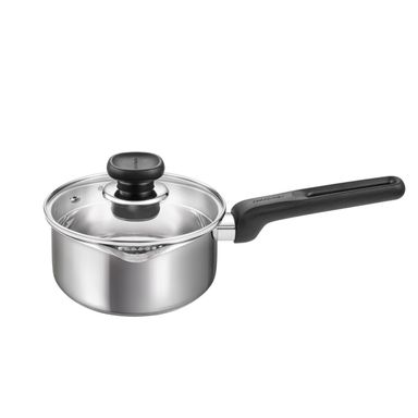 Casseruola 1 manico BRAVA con beccuccio su entrambi i lati e coperchio ø 16 cm, 1.25 l