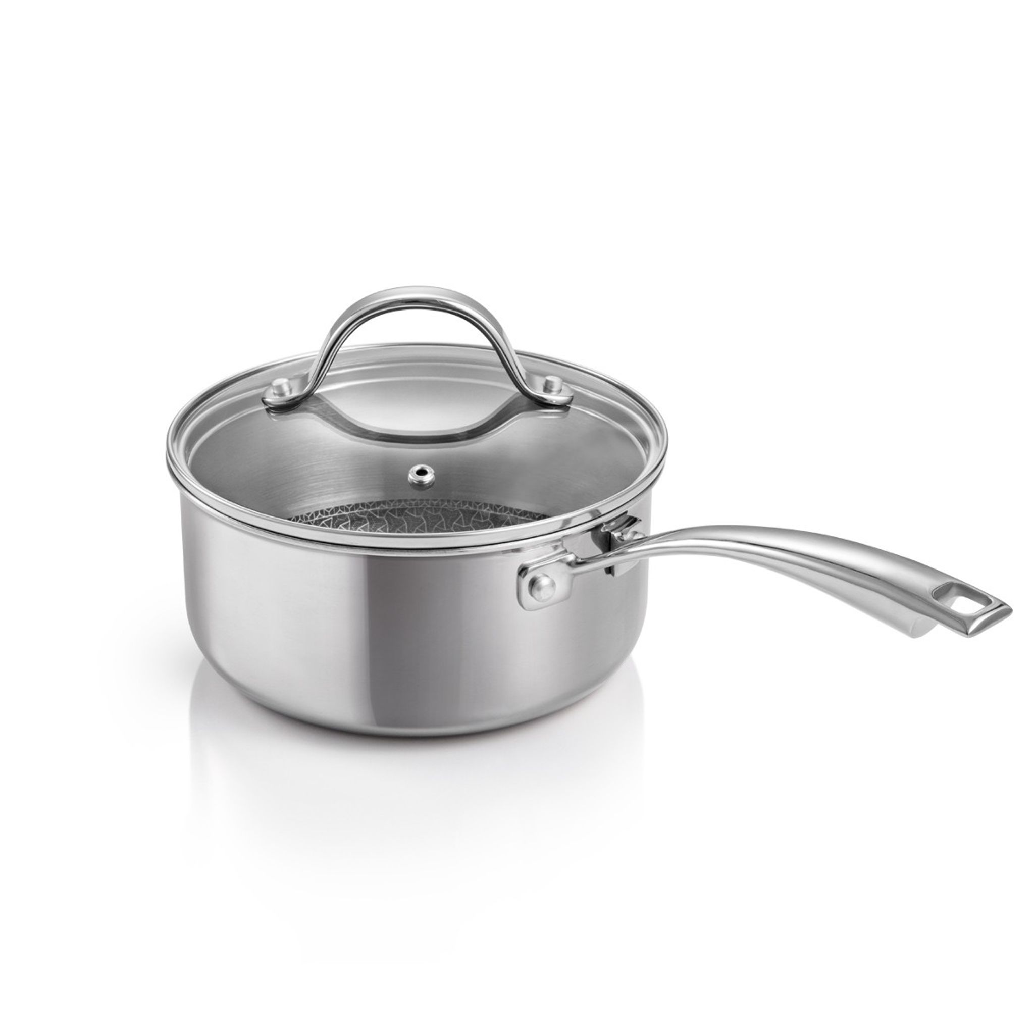 Casseruola 1 manico SteelCRAFT con coperchio ø 18 cm, 2.0 l