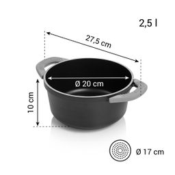 Casseruola SmartCLICK ø 20 cm, 2,5 l