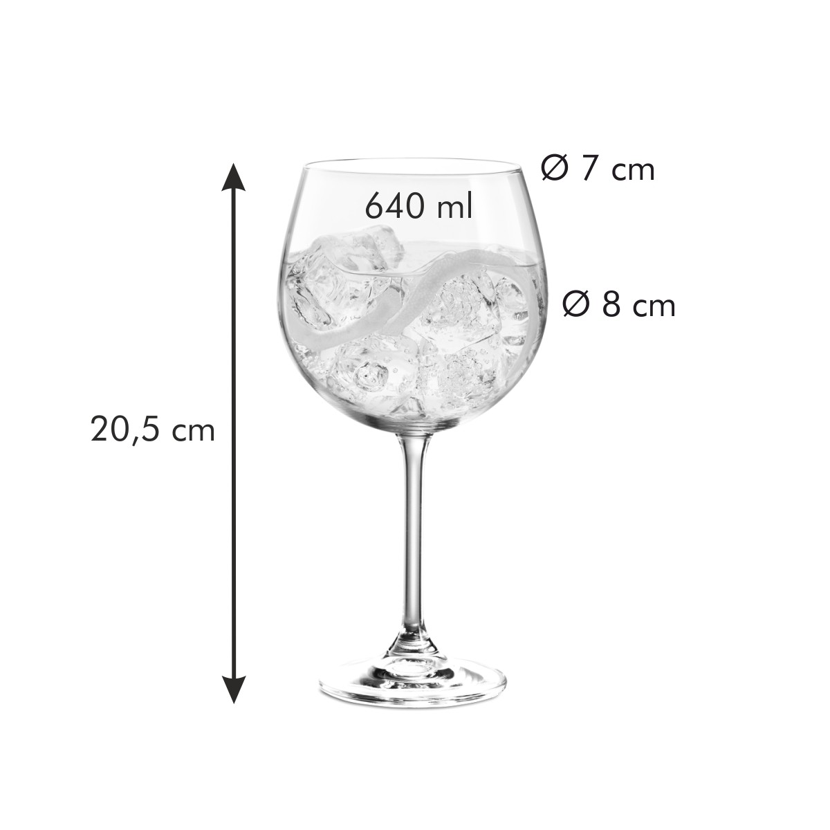 CHARLIE Gin & Tonic Pohár 640 Ml