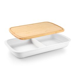 Chopping board with tray ONLINE 45 x 25 cm