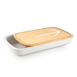 Chopping board with tray ONLINE 45 x 25 cm