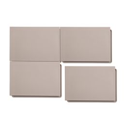 Chopping boards with holder COMPACT, 4 pcs, interlocking