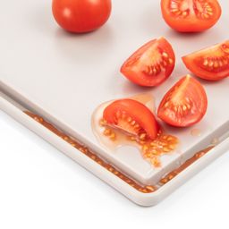 Chopping boards with holder COMPACT, 4 pcs, interlocking