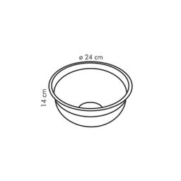 Ciotola in acciaio inox DELÍCIA ø 24 cm, 5.0 l