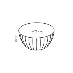 Ciotola in plastica DELÍCIA ø 22 cm, 2.5 l, bianco