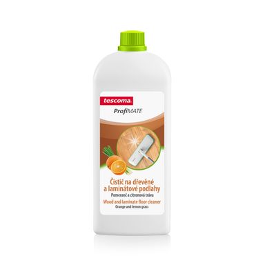 Obrázek Čistič na dřevěné a laminátové podlahy ProfiMATE 1000 ml, Pomeranč a citronová tráva