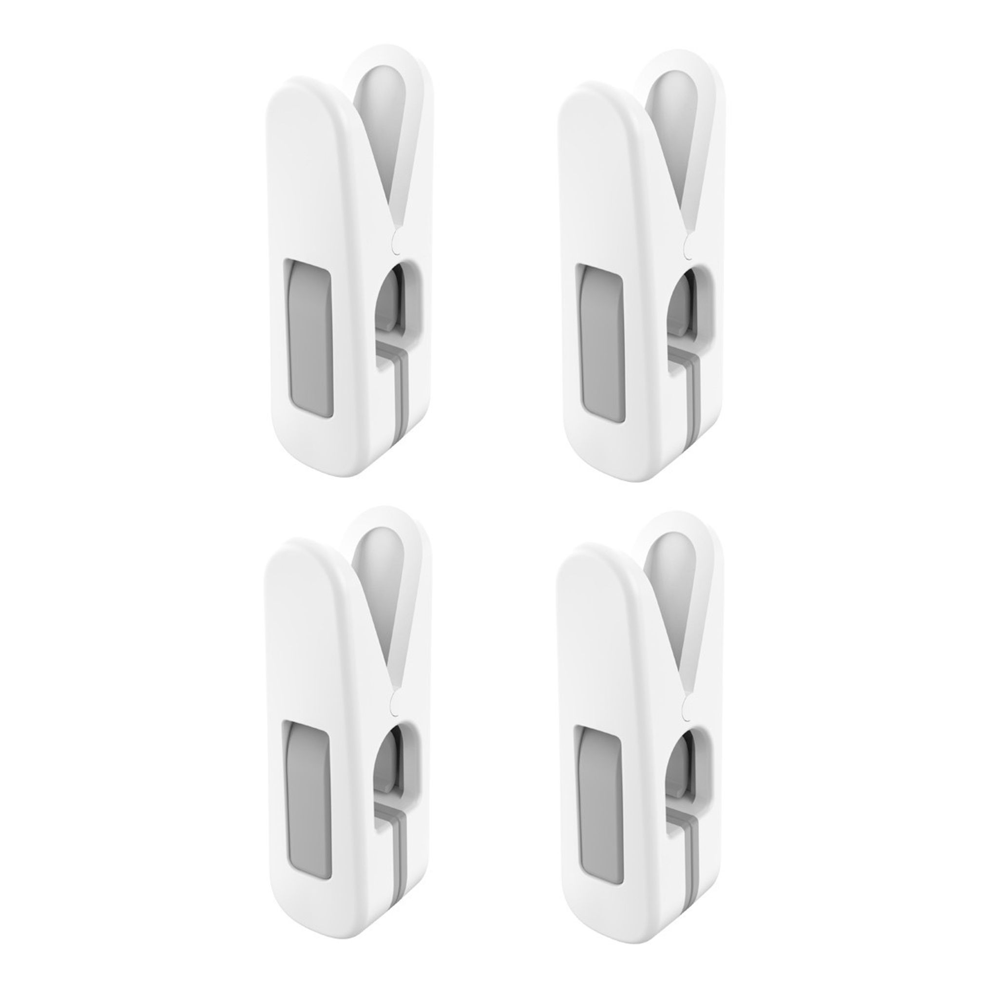 Clips for clothes hangers FANCY HOME, 4 pcs