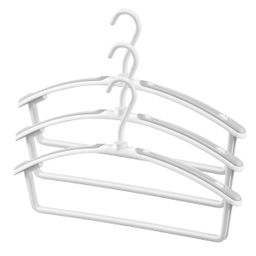 Clothes hangers with bar for trousers FANCY HOME, 3 pcs