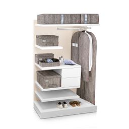 Clothing storage box FANCY HOME 40 x 35 x 20 cm, cream