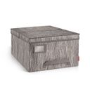 Clothing storage box FANCY HOME 40 x 52 x 25 cm, cappuccino