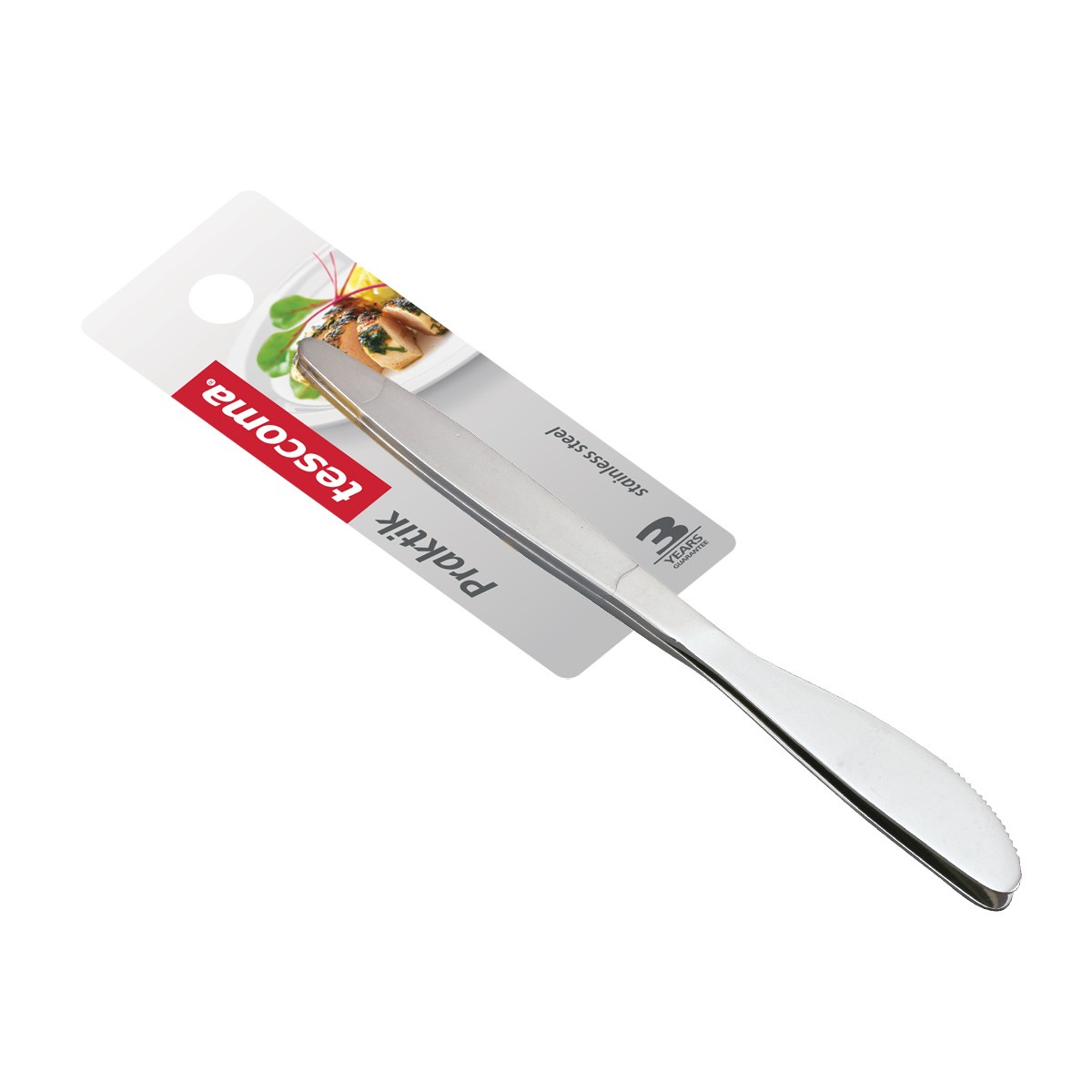 Tescoma 863049 Presto Coltello Giapponese, Acciaio Inossidabile, Blu, 20 cm, 1 Pezzo