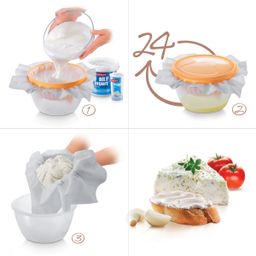 Imagem de Conjunto p/ preparar queijo cremoso DELLA CASA