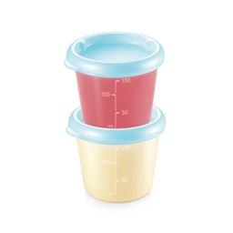 Container PAPU PAPI 150 ml, 2 pcs, blue