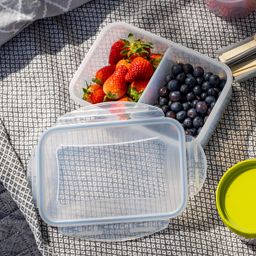 Container with 2 dishes FRESHBOX 1.2 l, rectangular