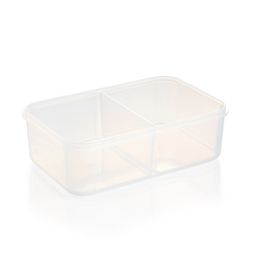 Container with 2 dishes FRESHBOX 1.2 l, rectangular