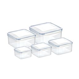 Contenedor cuadrado FRESHBOX, 5 pz