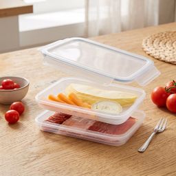Immagine di Contenitore a due piani FRESHBOX 1.0 l, rettangolare