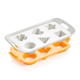 Image of Cookie cutter tray with stamps DELÍCIA, assorted shapes