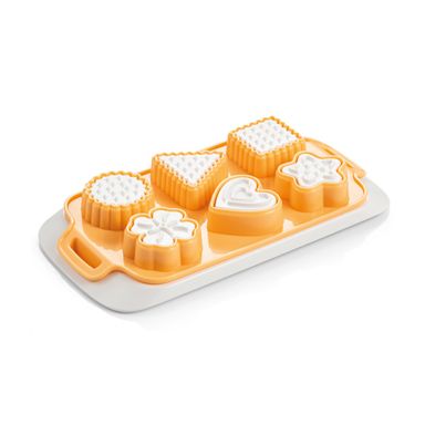 Image of Cookie cutter tray with stamps DELÍCIA, assorted shapes