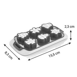 Image of Cookie cutter tray with stamps DELÍCIA, Christmas