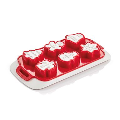 Image of Cookie cutter tray with stamps DELÍCIA, Christmas
