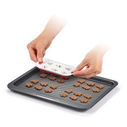 Image of Cookie cutter tray with stamps DELÍCIA, Christmas