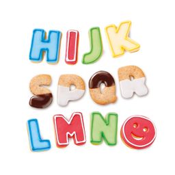 Cookie cutters alphabet DELÍCIA KIDS, 34 pcs