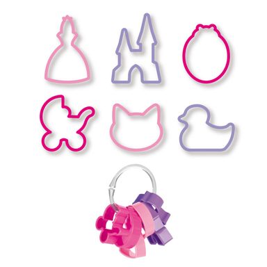 Cookie cutters for girls DELÍCIA KIDS, 6 pcs