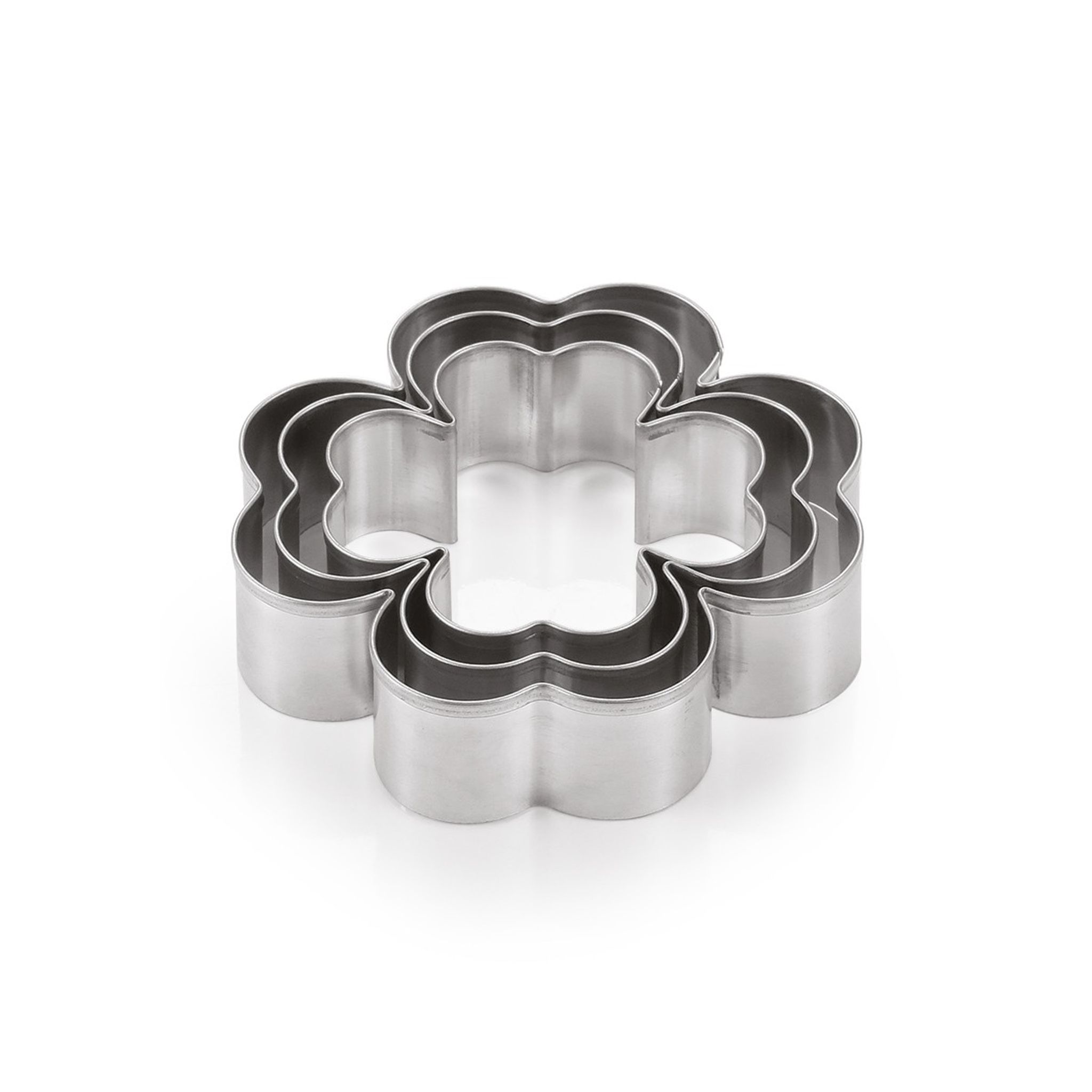 Image of Cookie cutters four-leaf clover DELÍCIA, 3 pcs