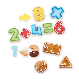 Cookie cutters numbers DELÍCIA KIDS, 21 pcs