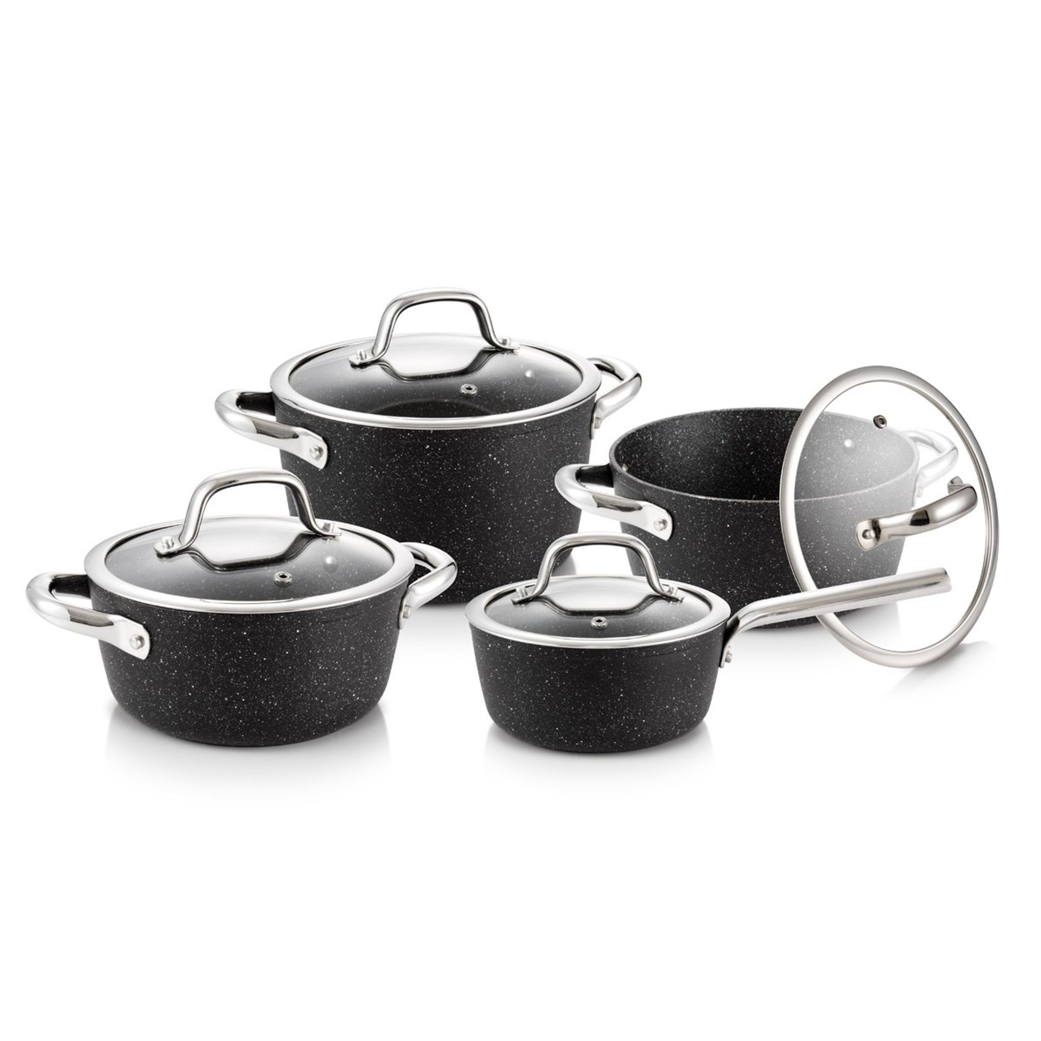 Image of Cookware set PRESIDENT Stone, 8 pcs
