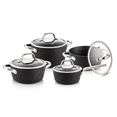 Image of Cookware set PRESIDENT Stone, 8 pcs