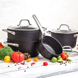 Image of Cookware set PRESIDENT Stone, 8 pcs