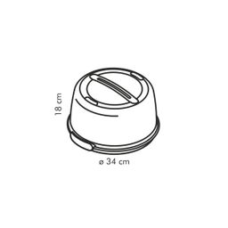 Cooling tray with lid DELÍCIA ø 34 cm