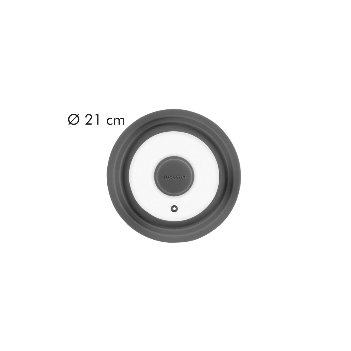 Coperchio Universale Tescoma Unicover - Per Pentole 16-20cm, Vetro E Silicone, Resistente Al Forno - Foto 7