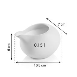 Image of Creamer FANCY HOME Stones, white