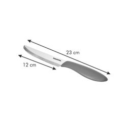 Cuchillo de mesa PRESTO 12 cm, 6 pzs, rojo