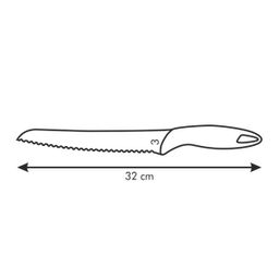 Cuchillo pan PRESTO, 20 cm