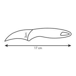 Cuchillo pelaverduras PRESTO, 8 cm